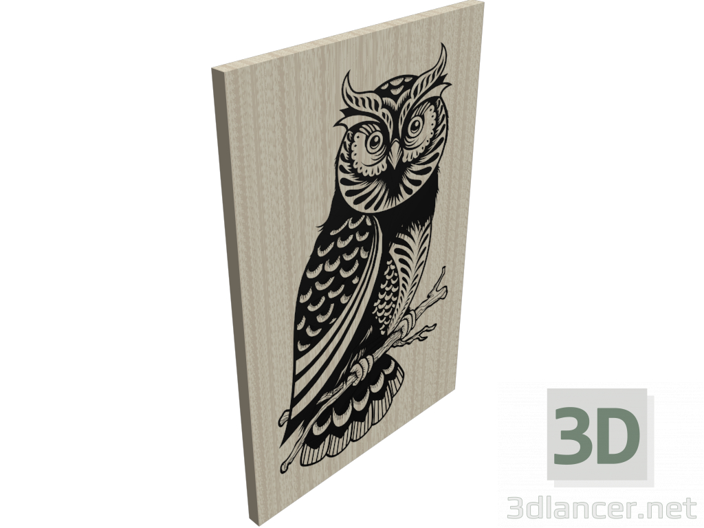 3d model Panel - preview 3d model Panel - preview