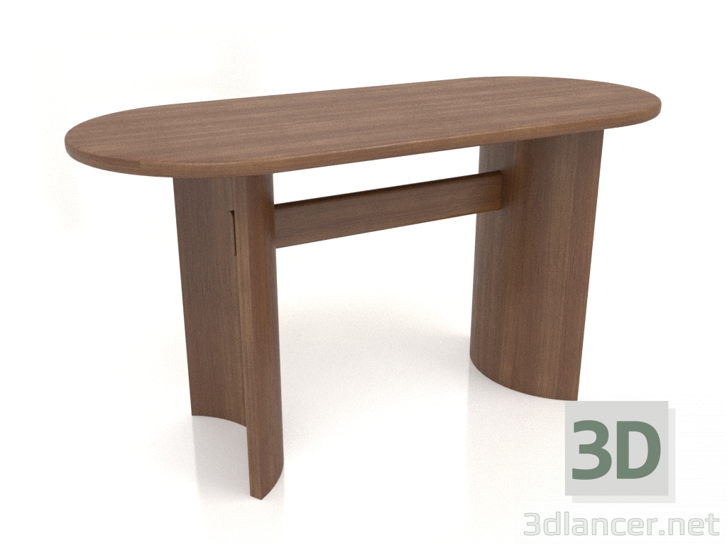 3D Modell Esstisch DT 05 (1400x600x750, Holz braun hell) - Vorschau