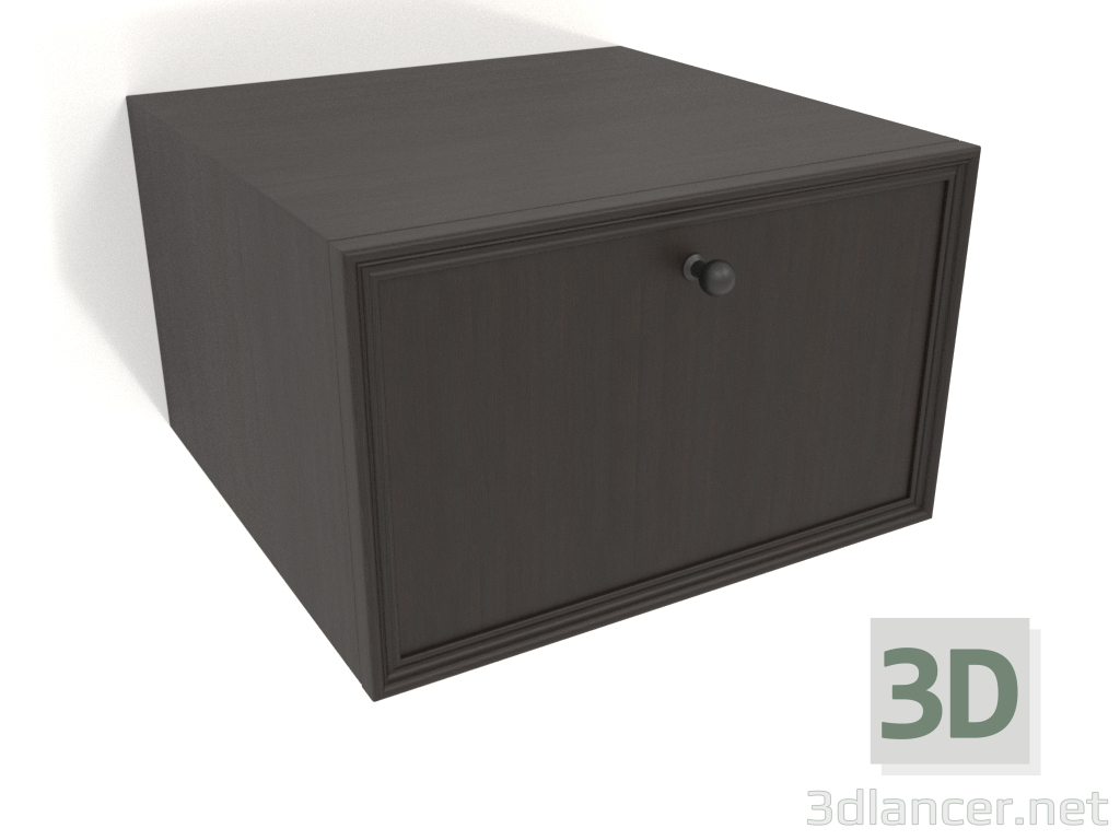 3d model Mueble de pared TM 14 (400x400x250, madera marrón oscuro) - vista previa