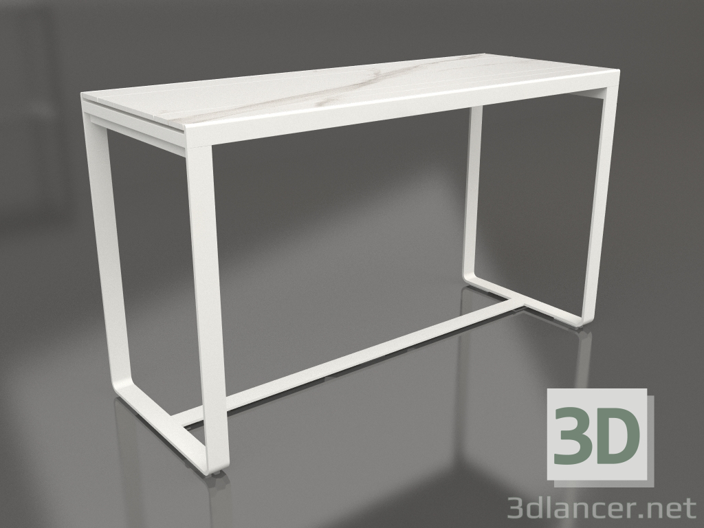 modèle 3D Table de bar 180 (DEKTON Aura, Gris agate) - preview
