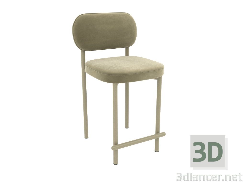 3d model Silla semibar Toptynych (Oliva) - vista previa