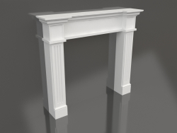 Set of gypsum decor for fireplace 008 (1320x1160x235)