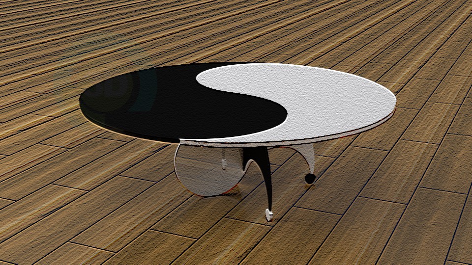modelo 3D Mesa de centro - escuchar modelo 3D Mesa de centro - escuchar