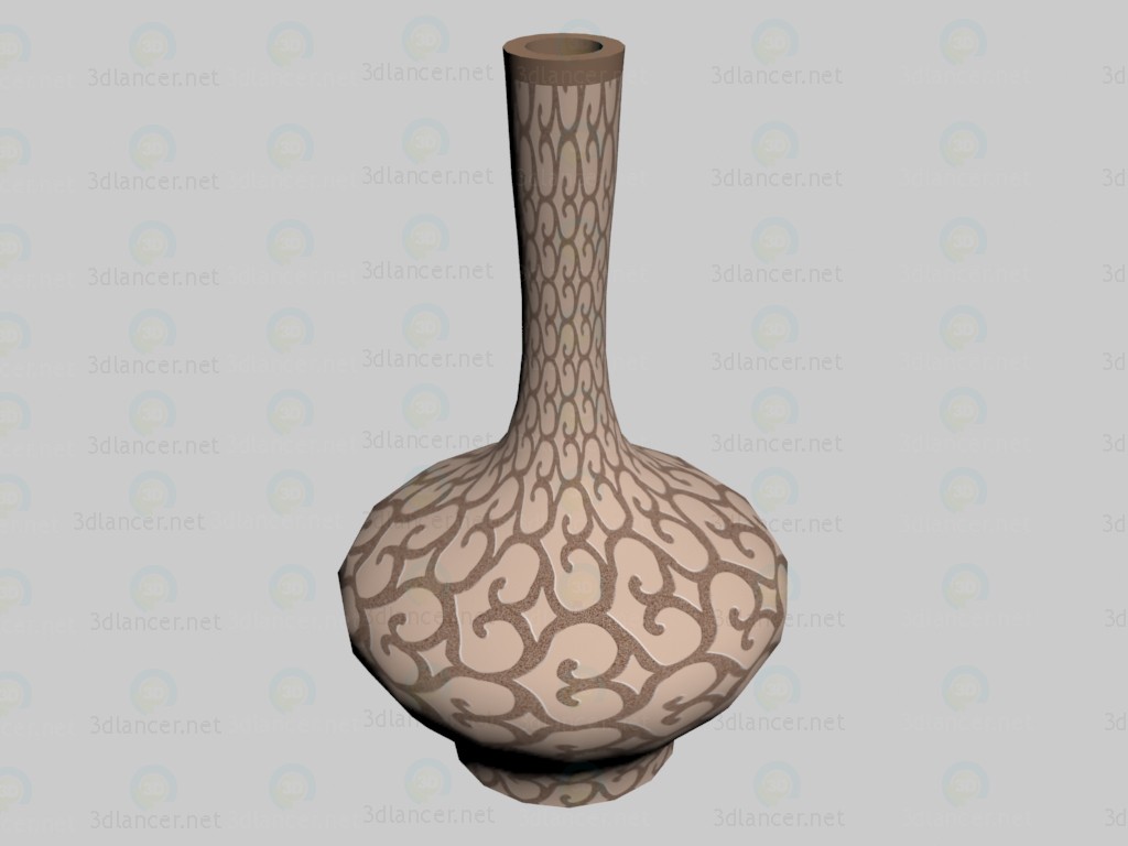 modello 3D Vaso Florencja qc4736-3 - anteprima