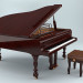 Pianoforte 3D-Modell kaufen - Rendern