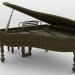 modello 3D di Pianoforte comprare - rendering