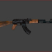 3 डी मॉडल AK-47 - पूर्वावलोकन