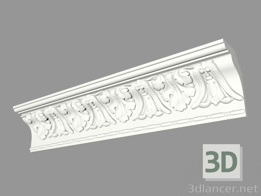 3D modeli Kalıplı saçak (KF103) - önizleme