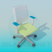 modèle 3D Chaise à roulettes - preview