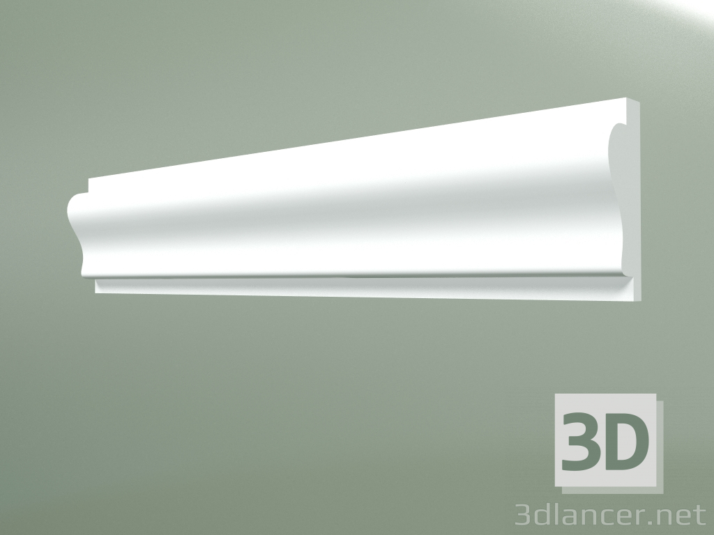 modello 3D Modanatura in gesso MT239 - anteprima