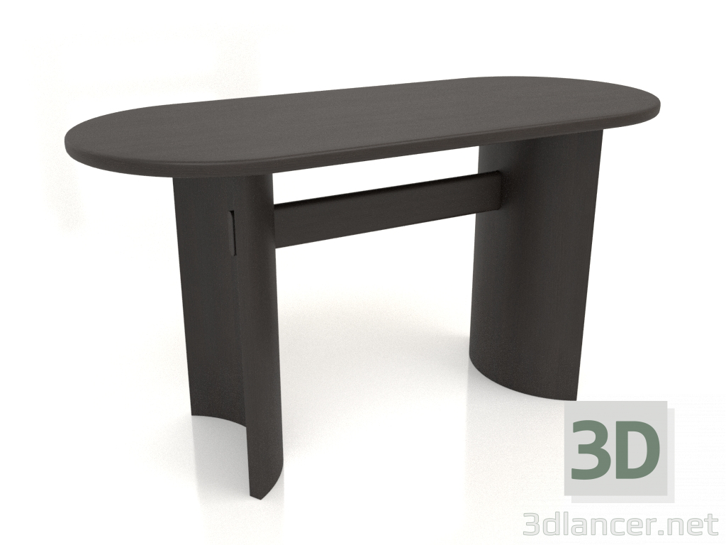 modello 3D Tavolo da pranzo DT 05 (1400x600x750, marrone legno) - anteprima