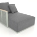 3d model Sofa module section 2 left (Cement gray) - preview