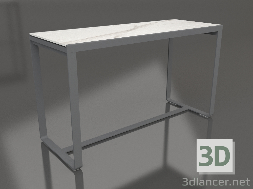 3d модель Барный стол 180 (DEKTON Aura, Anthracite) – превью