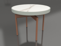 Table basse ronde Ø60 (Gris ciment, DEKTON Aura)