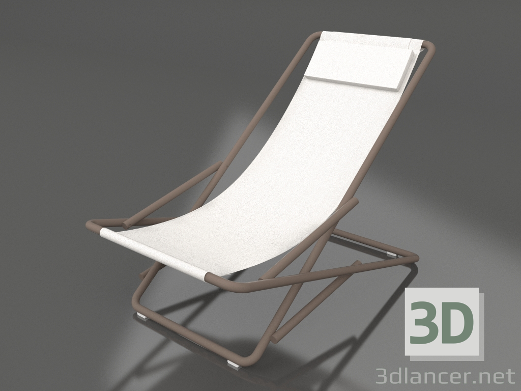 3d model Chaise lounge sexy (Bronce) - vista previa