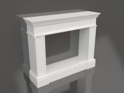 Set of gypsum decor for fireplace 011 (1254x1010x300)