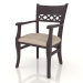 3d model Chair (armchair) Edinburgh (Rosewood) - preview