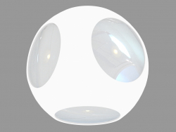 Настенный светодиодный светильник (DL18442_14 White R Dim)