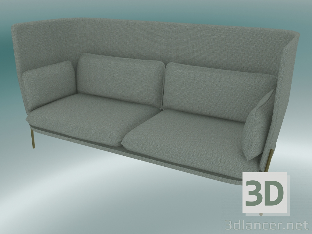 3 डी मॉडल सोफा सोफा (LN7, 90x232 H 115cm, कांस्य पैर, Sunniva 2 717) - पूर्वावलोकन