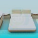 modèle 3D Meubles dans la chambre à coucher - preview
