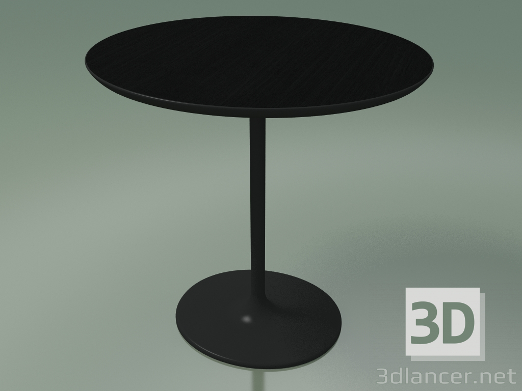 3d model Oval coffee table 0680 (H 50 - 51х47 cm, black, V44) - preview