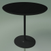 3d model Oval coffee table 0680 (H 50 - 51х47 cm, black, V44) - preview