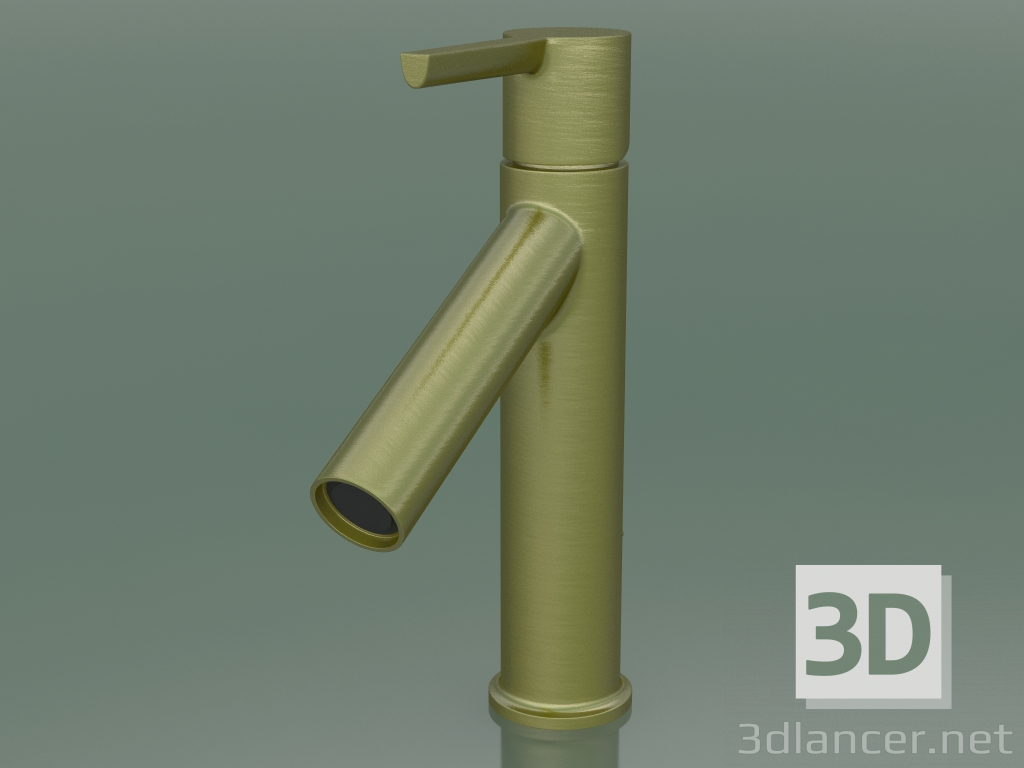 3D modeli Tek kollu lavabo bataryası 100 CoolStart (Brushed Brass, 10007950) - önizleme