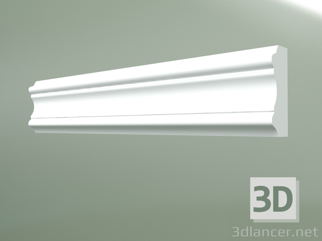 modello 3D Modanatura in gesso MT240 - anteprima