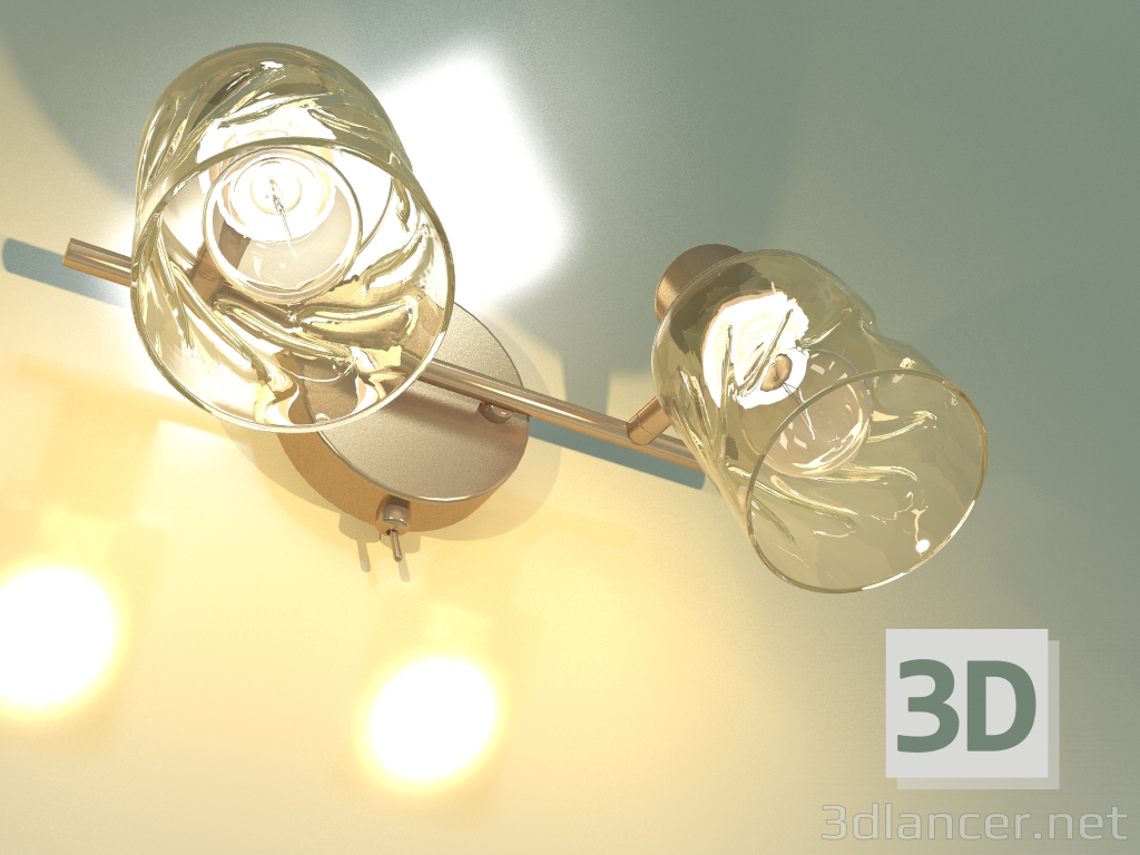 3D modeli Spot Ansa 20120-2 (inci altın) - önizleme