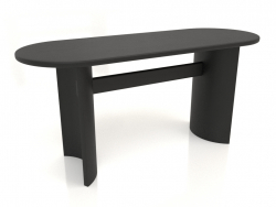 डाइनिंग टेबल डीटी 05 (1600x600x750, लकड़ी का काला)