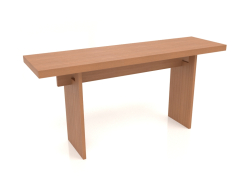 Table console KT 13 (1600x450x750, bois rouge)