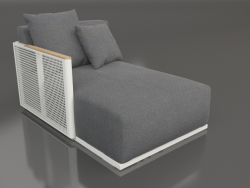 Sofa module section 2 left (Agate gray)