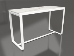 Барный стол 180 (DEKTON Aura, White)