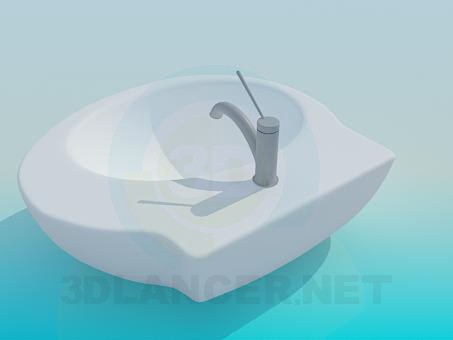 3d модель Умывальник – превью 3d модель Умывальник – превью