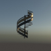 3d Stairs model buy - render