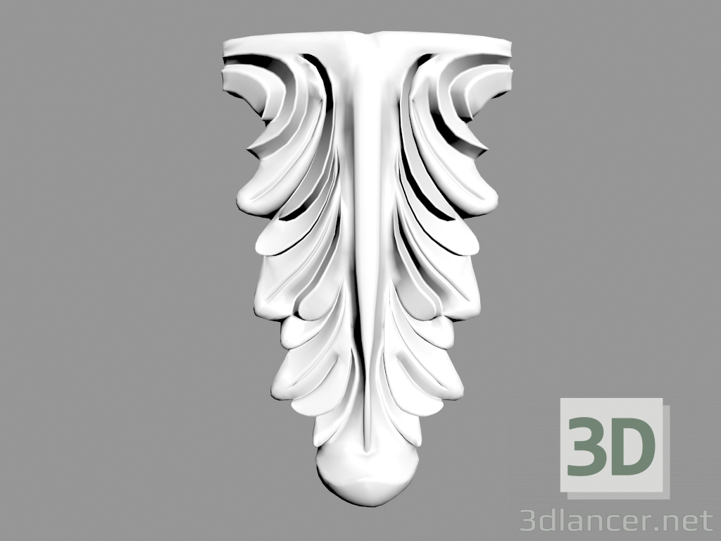 modèle 3D Panneau décoratif W992 - preview