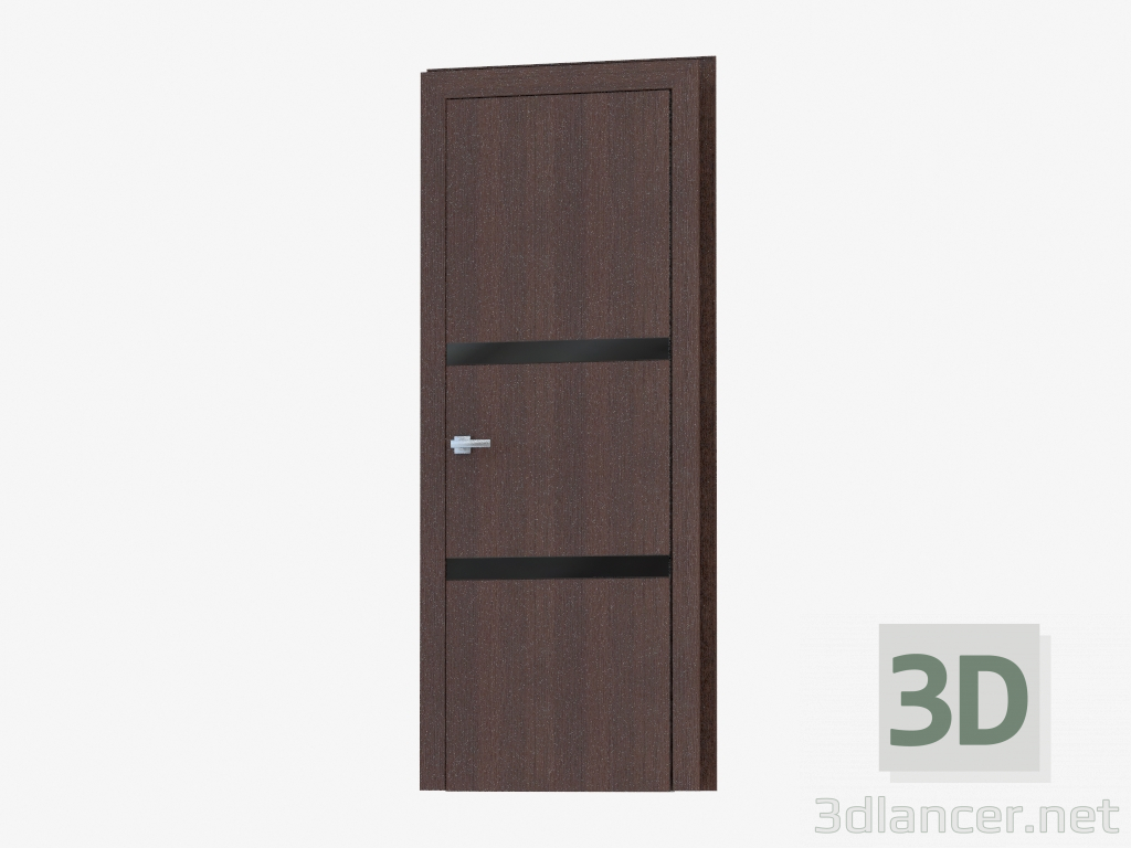 Modelo 3d Porta Interroom (45,30 preto) - preview