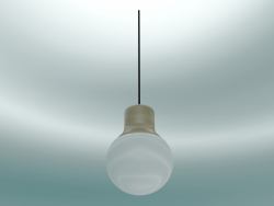 Lampada a sospensione Mass Light (NA5, Ø12,6 cm, H 18,3 cm, ottone)