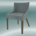 modèle 3D Demi-chaise Elias (gris) - preview