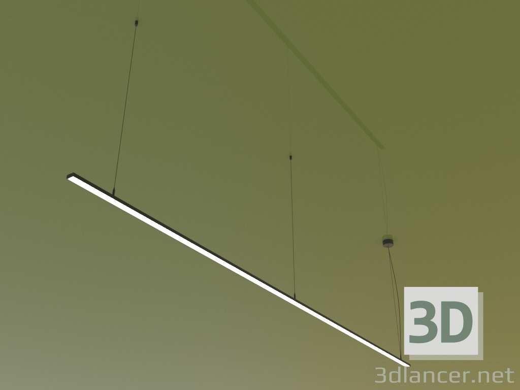 modello 3D Corpo illuminante LINEAR P1228 (2500 mm) - anteprima