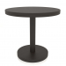 modèle 3D Table à manger DT 012 (D=800x750, bois marron foncé) - preview