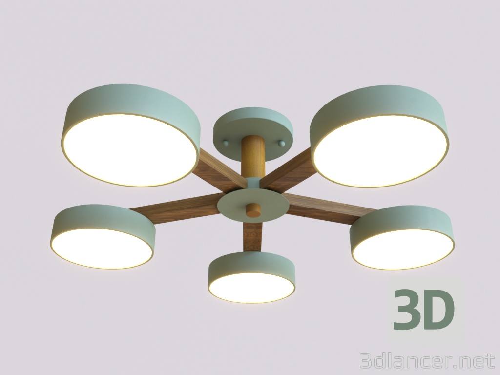 3D Modell Balken Grün 40.8422 - Vorschau