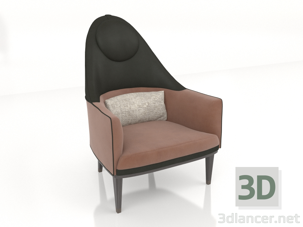 3D Modell Sessel (D675) - Vorschau