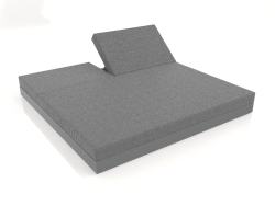 Bed with back 200 (Anthracite)