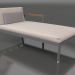 3d model Sofa module, section 2 right (Anthracite) - preview