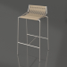 3d model Bar stool Noel H77 (Steel Base, Nature Flag Halyard) - preview