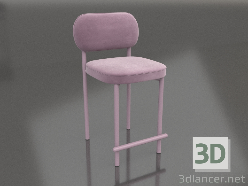 modello 3D Sedia semi-bar Toptynych (Chernyka) - anteprima