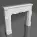 3d model Set of gypsum decor for fireplace 013 (1450x1150x218) - preview