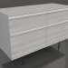 modello 3D Cassettiera 1 METAL 1200x500x800 (bianco RAL 9010) - anteprima