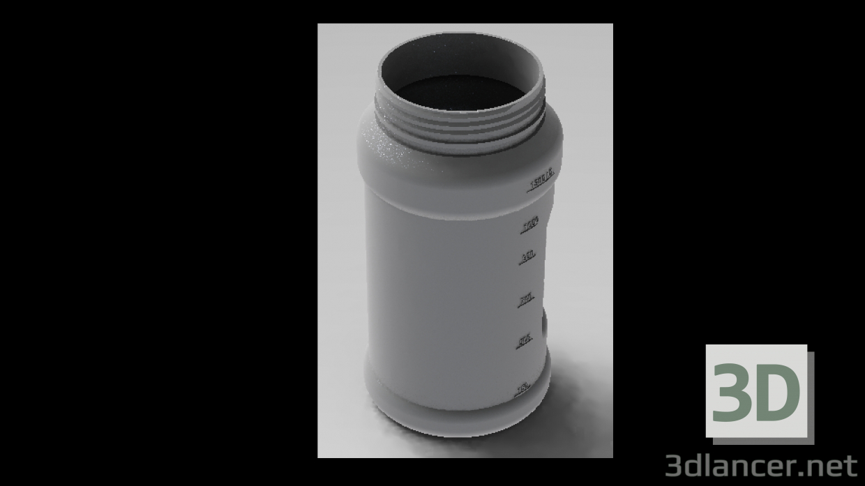 3d model Bottle - preview